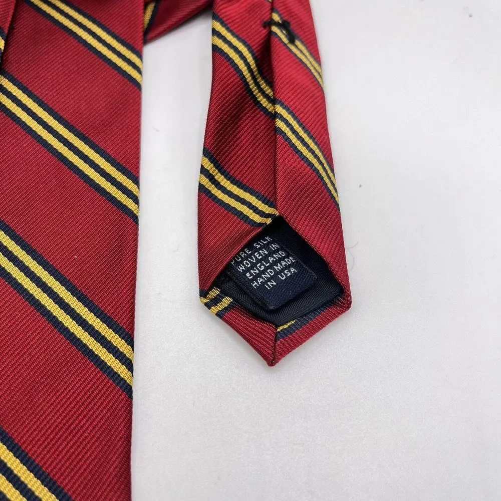 Brooks Brothers Makers Men's Red Blue Gold Stripes 55